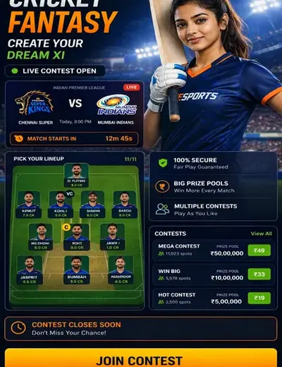 101Z (101z apk) fantasy cricket & matchday visual 3